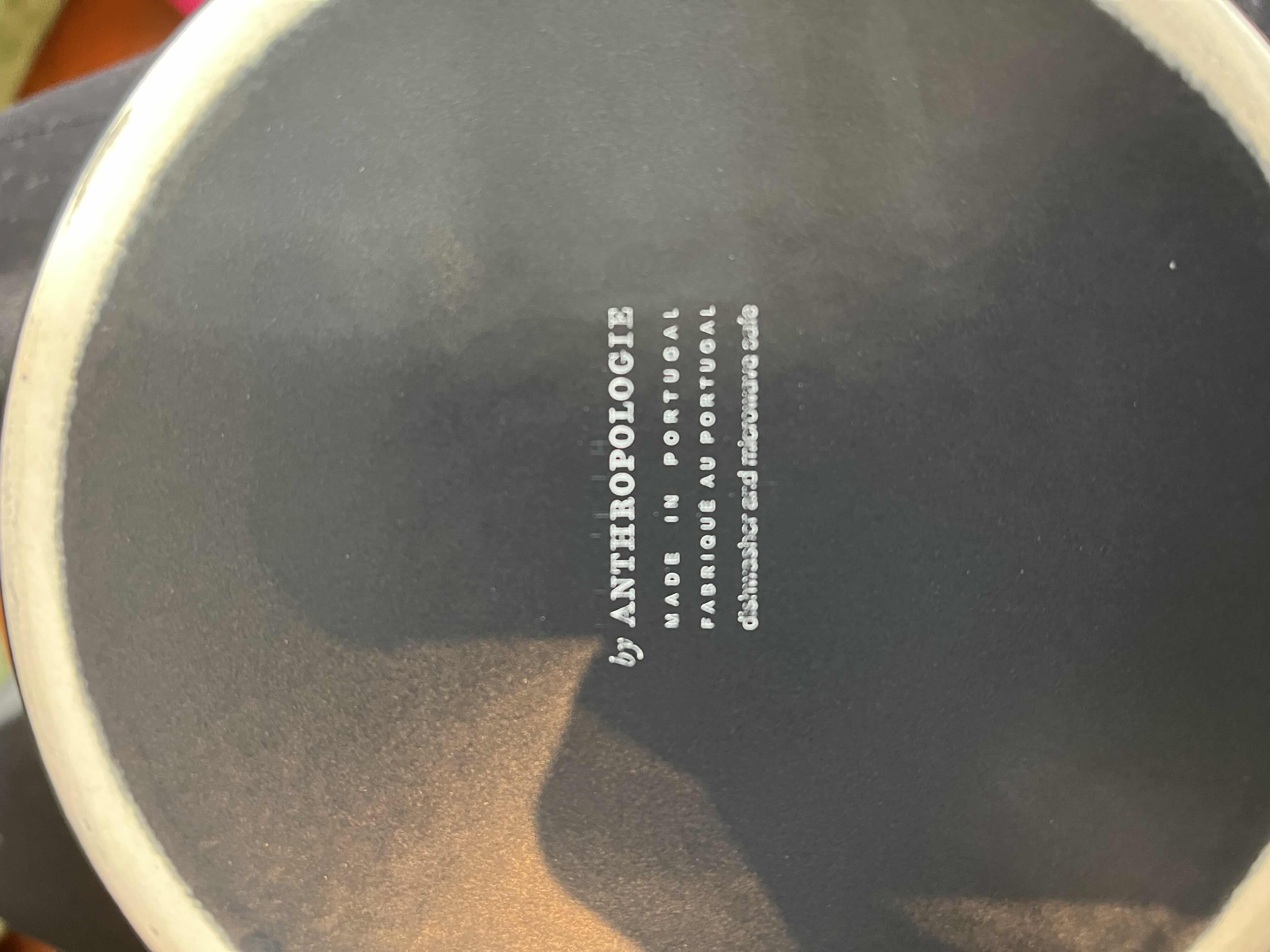 Photo 1 of 1-ANTHROPOLOGY MATTE LATTE LARGE SALAD SERVING BOWL. 10”D X 5”H. (SET OF 3 EACH SOLD SEPARATELY)