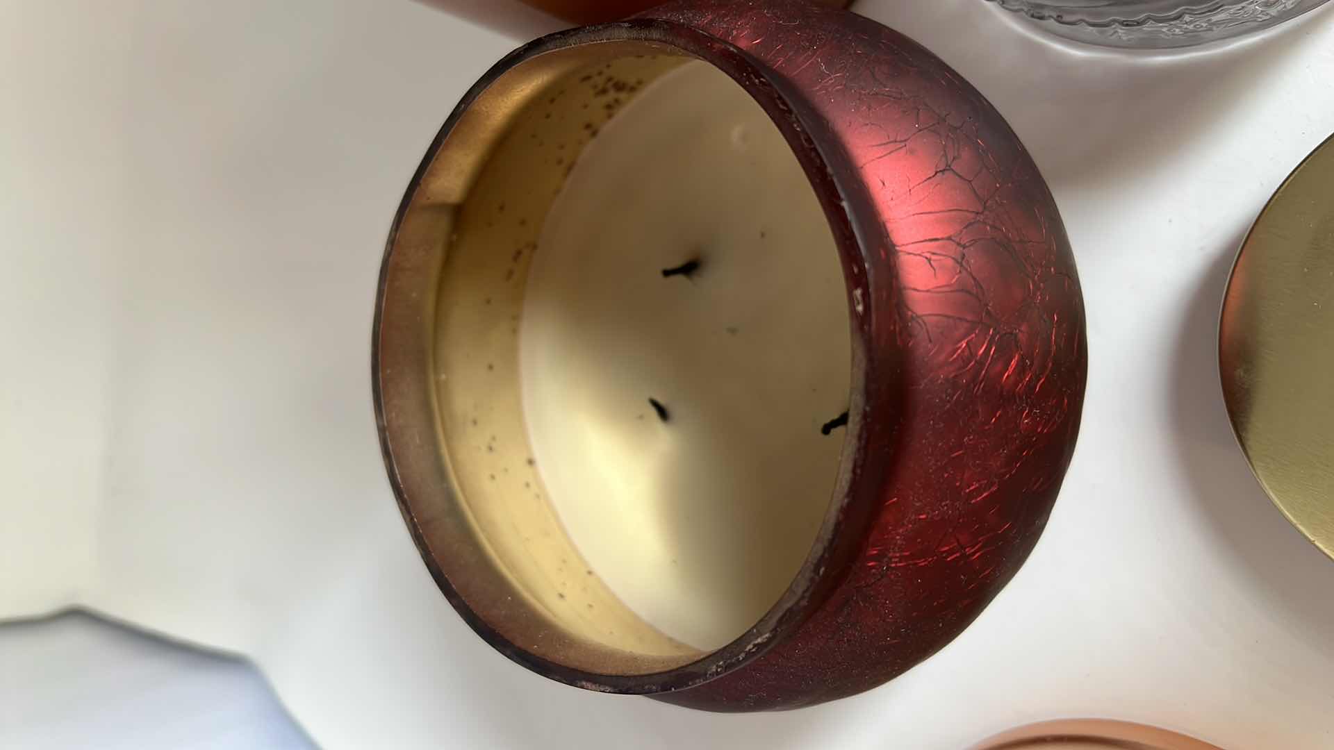 Photo 1 of 3-GENTLY USED LUXURY CANDLES. VARIOUS SCENTS.