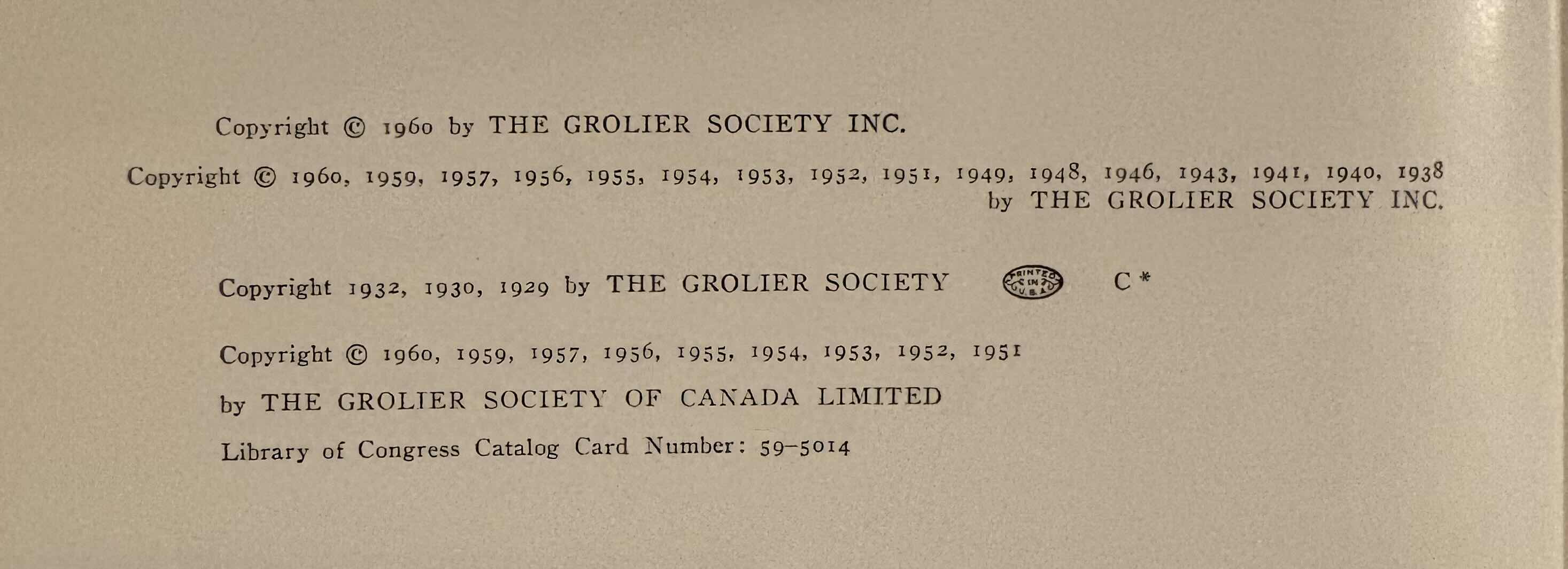 Photo 1 of 1960 VINTAGE GROLIER LANDS AND PEOPLES BOOK SET OF 7