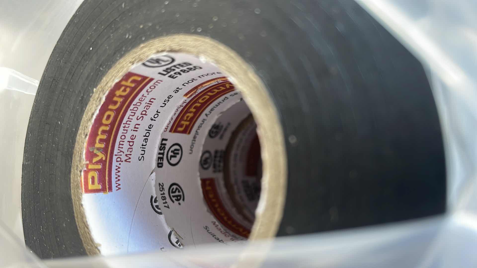 Photo 1 of PLYMOUTH ELECTRICAL TAPE (2-6ROLLS)