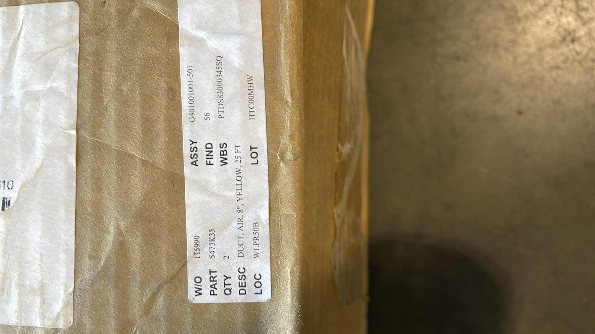 Photo 1 of FLEXAUST PORTABLE 8” X 25’ WITH ENCLOSED BELTED CUFFS