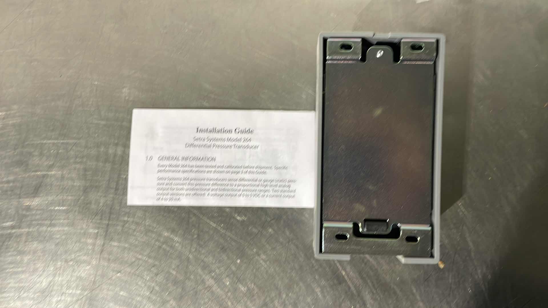 Photo 1 of SERTA SYSTEMS MODEL 264 DIFFERENTIAL PRESSURE TRANSDUCER