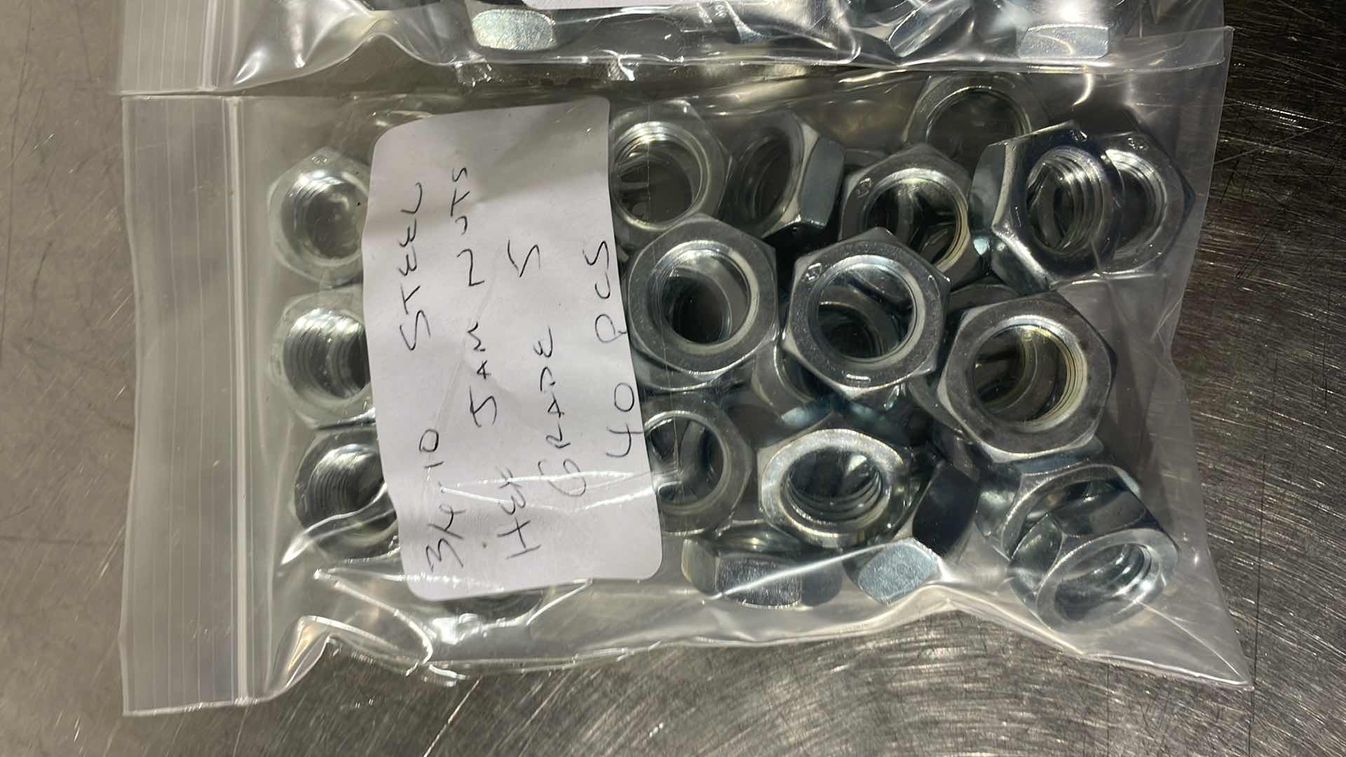 Photo 1 of 3/4-10 STEEL HEX JAM NUTS GRADE 5 2-40PCS