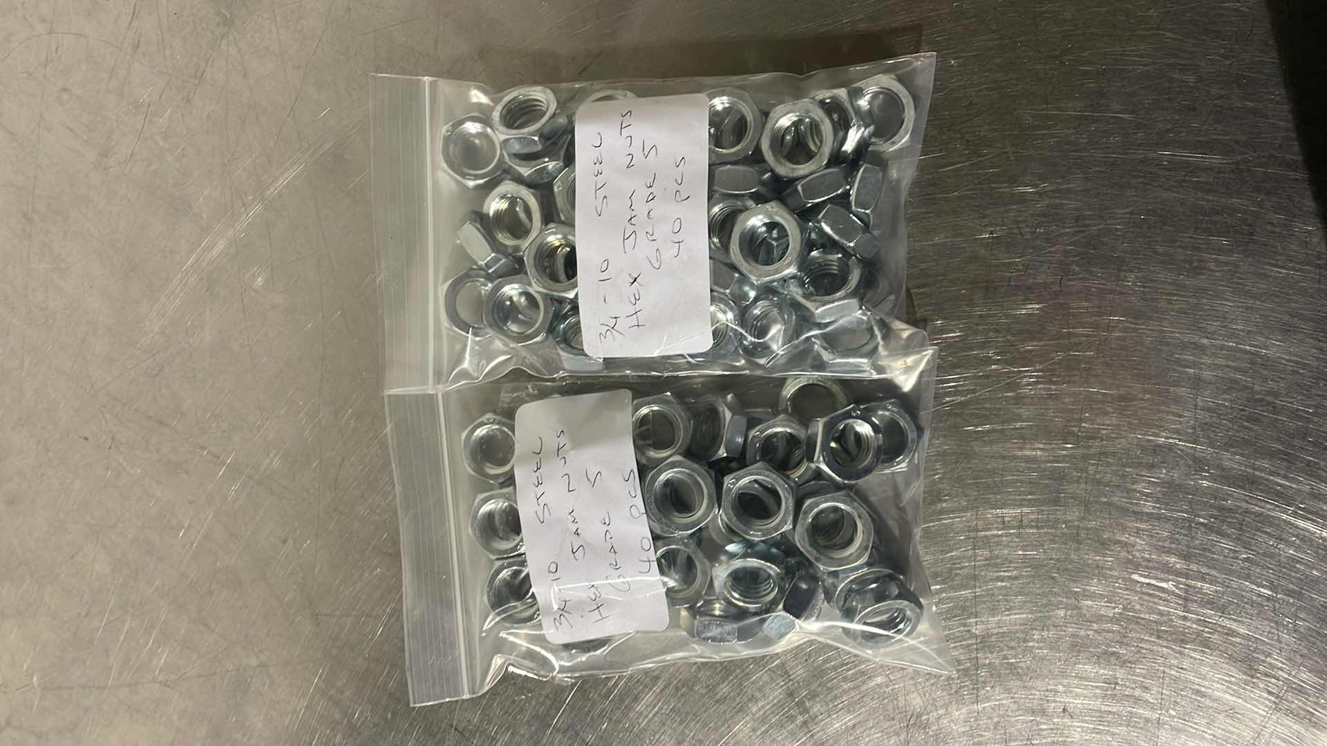 Photo 1 of 3/4-10 STEEL HEX JAM NUTS GRADE 5 2-40PCS
