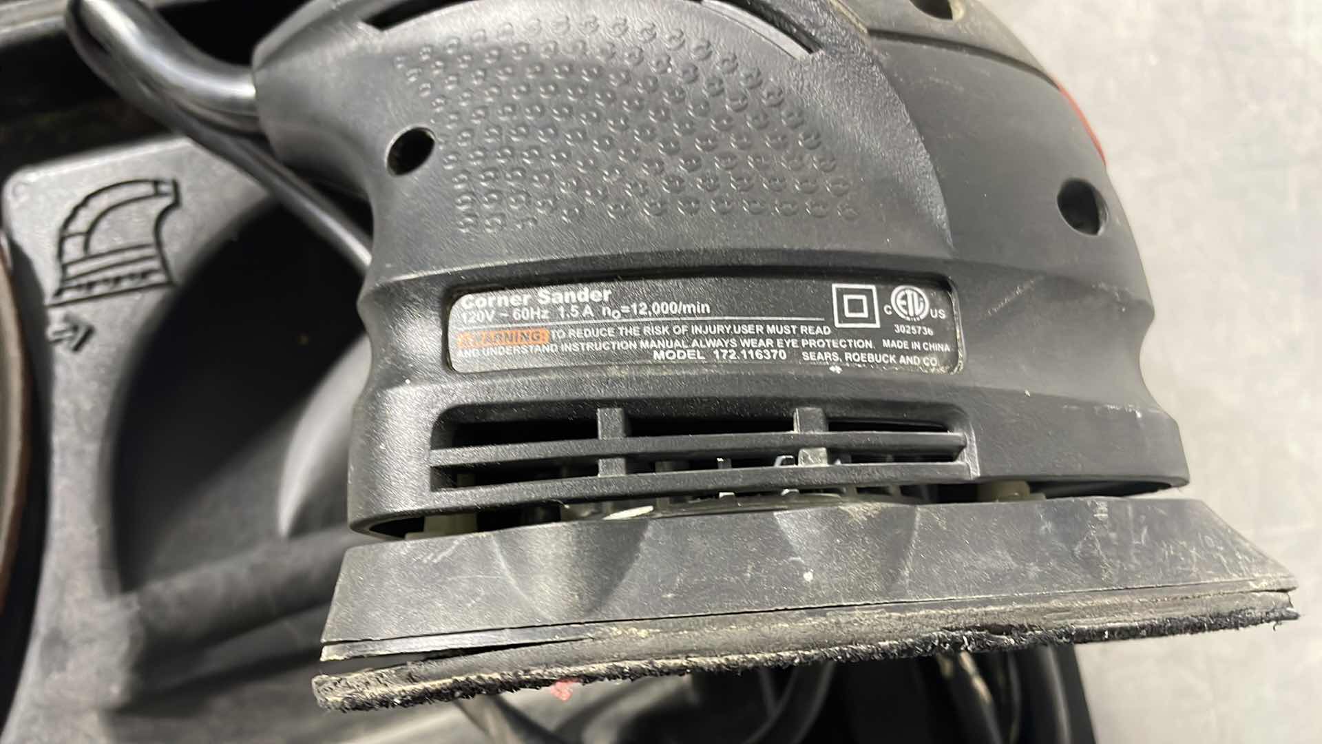 Photo 1 of CRAFTSMAN CORNER SANDER