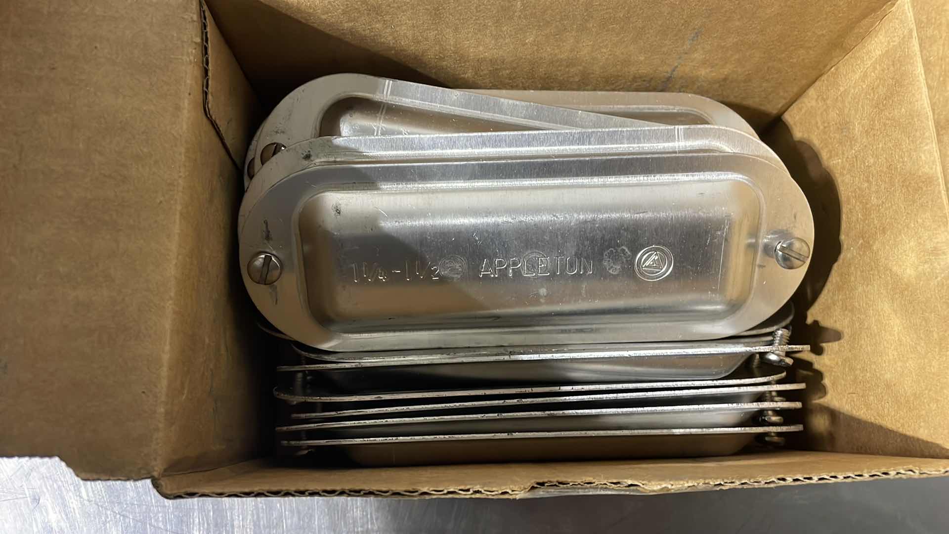 View 3 of APPLETON UNILETS K125 & 150-A BLANK CONDUIT BODY COVER, 1-1/4” TO 1-1/2” (140)