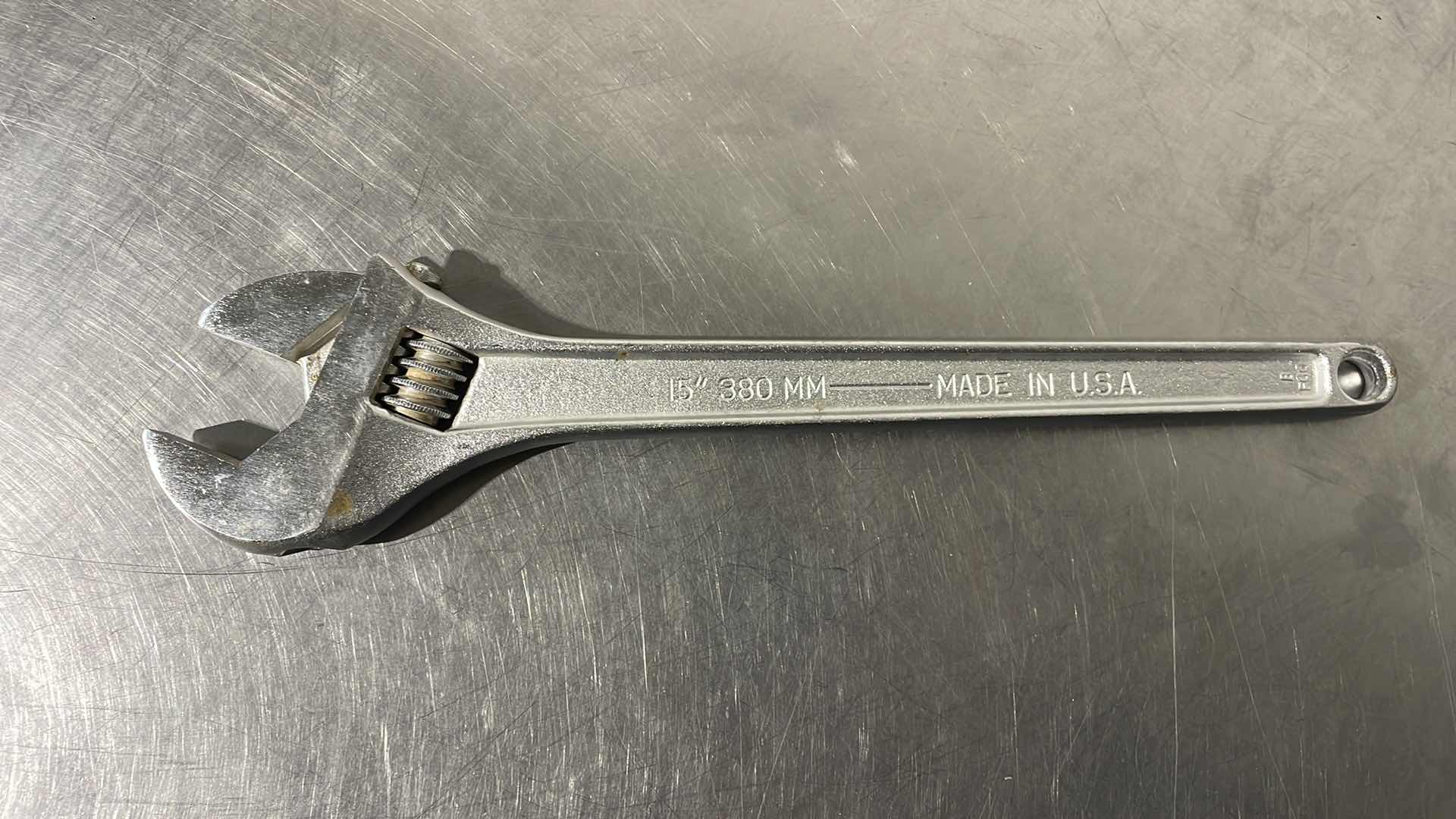 Photo 1 of 15” ARMSTRONG ADJUSTABLE WRENCH USA 380MM