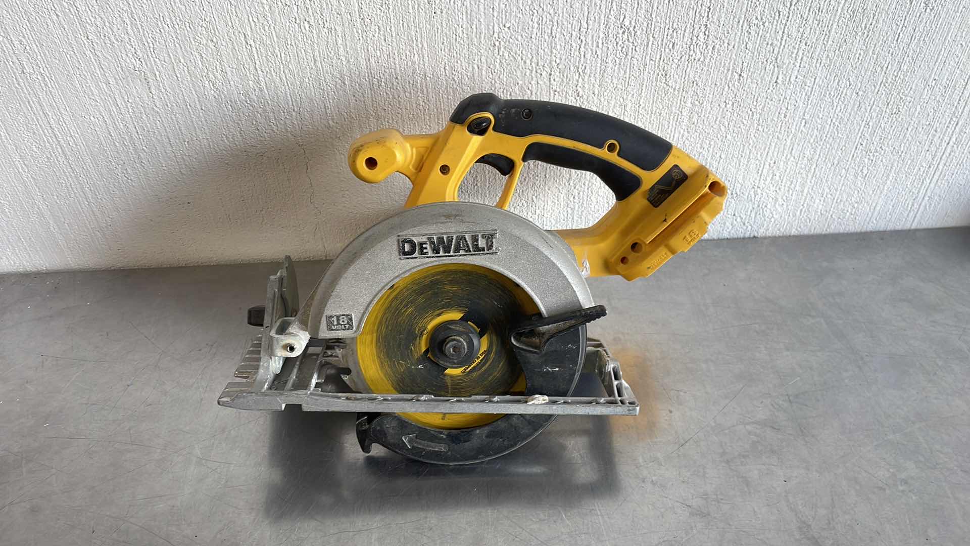 Photo 1 of DEWALT 18V DRILL DRIVER DC720, 18V HAMMER DRILL DCD950 AND 18V 6-1/2” CIRCULAR SAW DC390