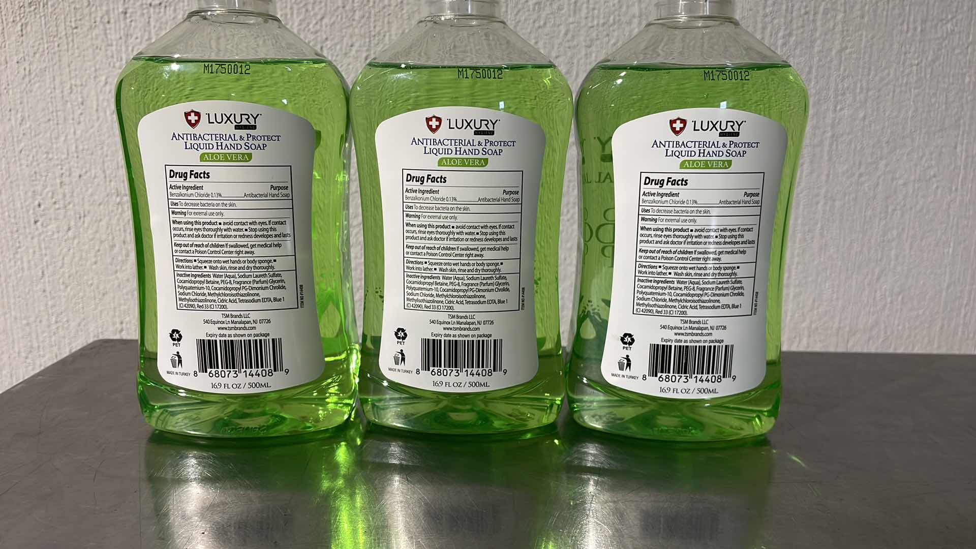 Photo 1 of LUXURY HYGIENE ALOE VERA LIQUID HAND SOAP 3-16.9oz BOTTLES