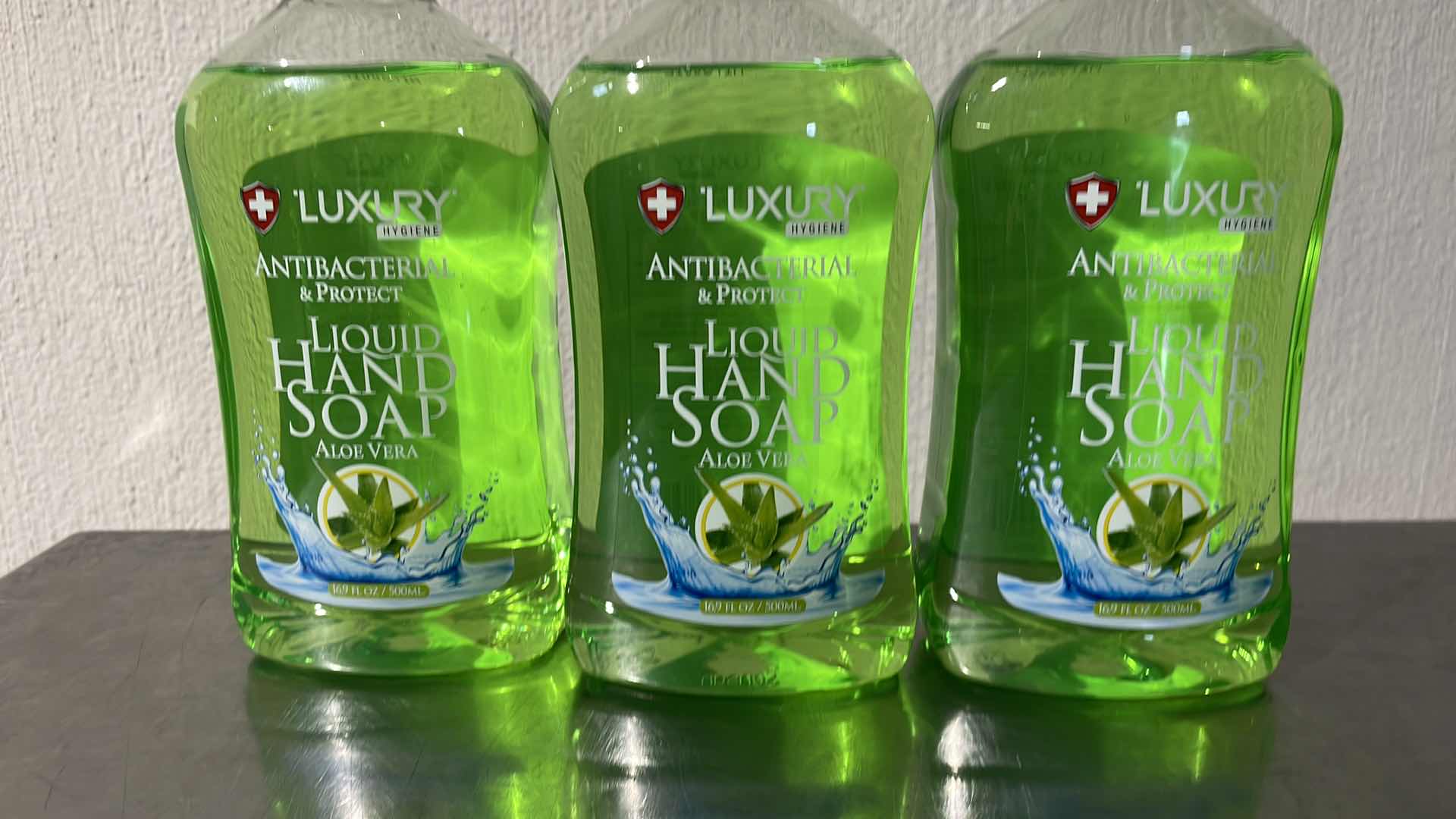 Photo 2 of LUXURY HYGIENE ALOE VERA LIQUID HAND SOAP 3-16.9oz BOTTLES