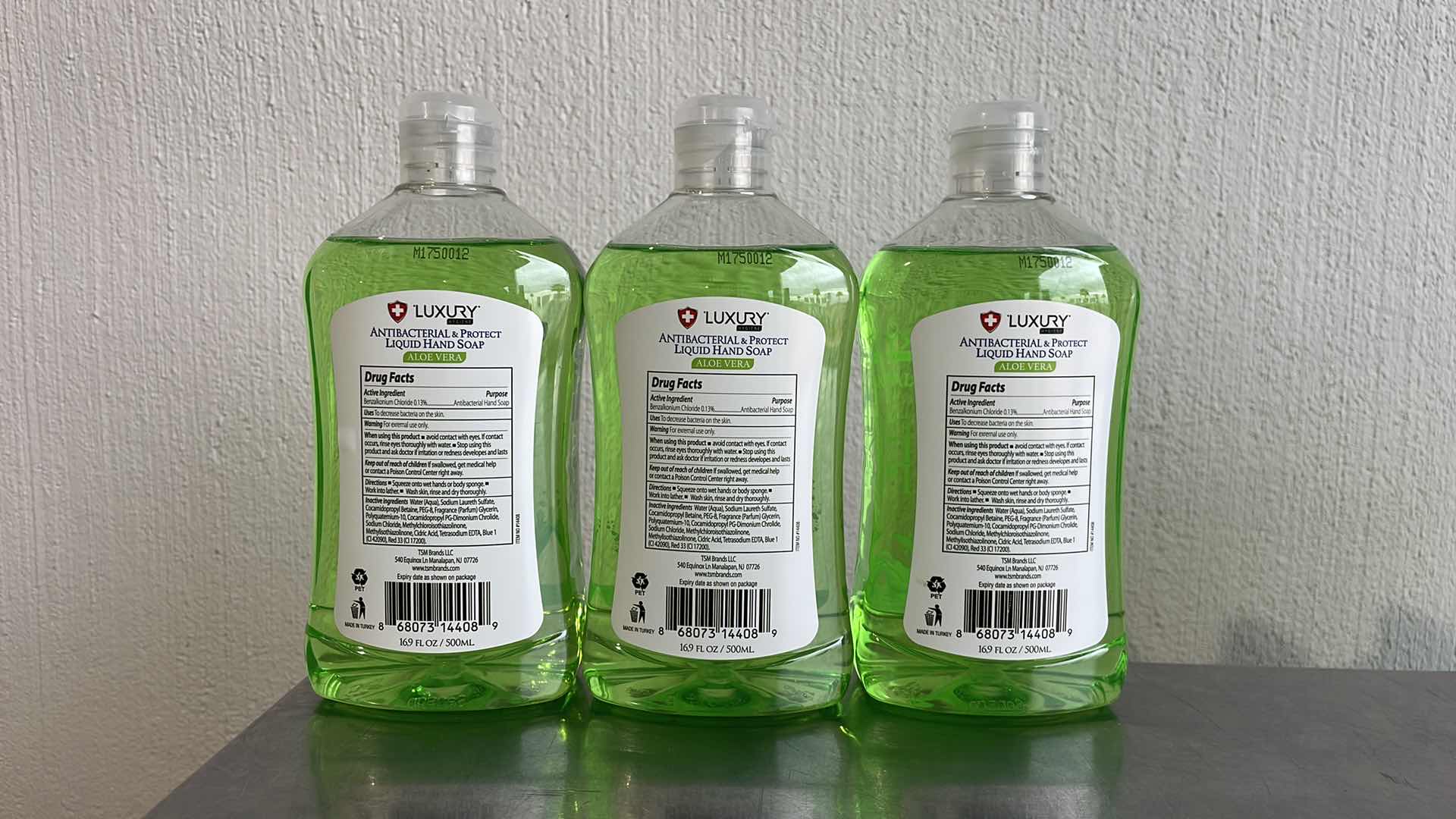 Photo 1 of LUXURY HYGIENE ALOE VERA LIQUID HAND SOAP 3-16.9oz BOTTLES