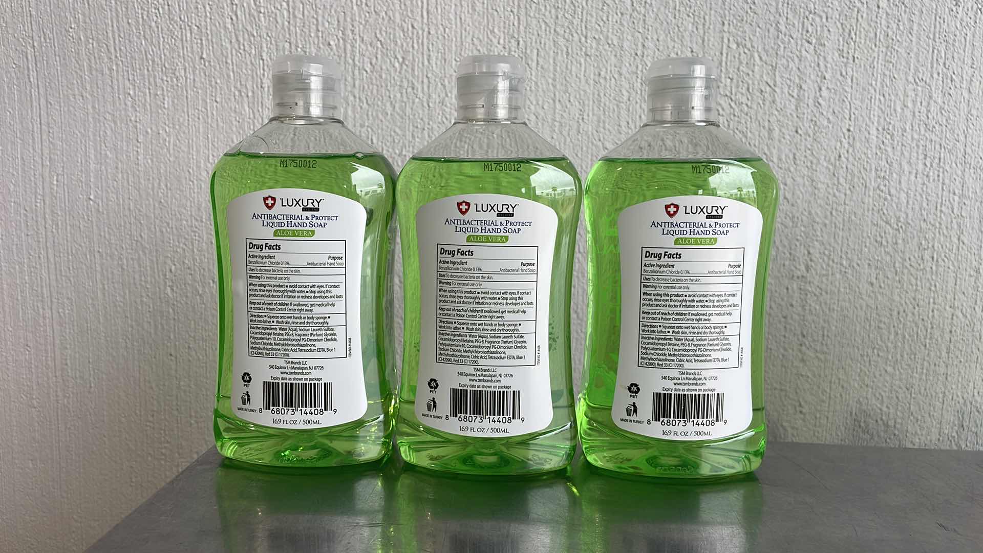 Photo 1 of LUXURY HYGIENE ALOE VERA LIQUID HAND SOAP 3-16.9oz BOTTLES