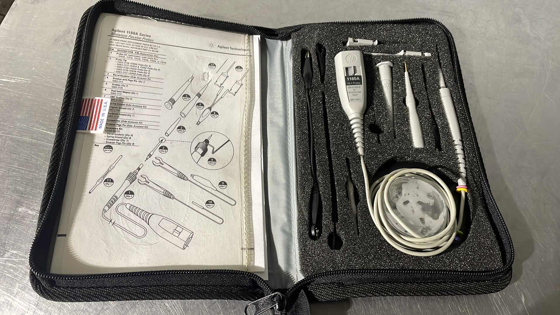 Photo 2 of AGILENT KEYSIGHT 1165A MINIATURE PASSIVE PROBE 500 MHZ OSCILLOSCOPE