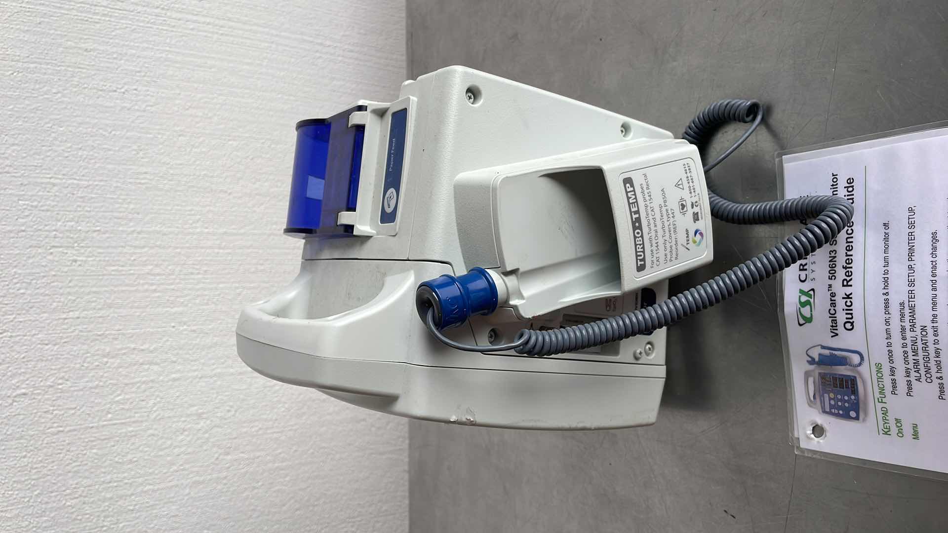 Photo 1 of CRITICARE VITAL SIGNS MONITOR MODEL 506N3 SERIES NO POWER CORD