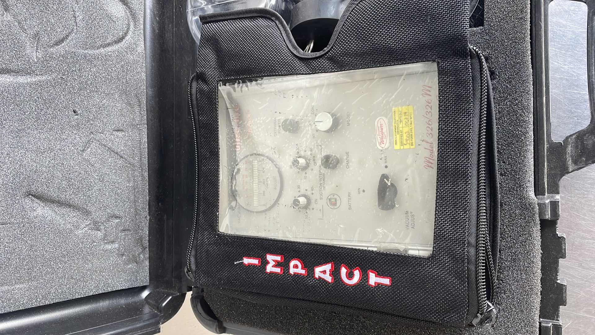 Photo 2 of IMPACT INSTRUMENTATION, INC.

SUCTION APPARATUS, SURGICAL, AND GASTROINTESTINAL ABDOMINAL DRAINAGE, PORTABLE, BATTERY OPERATED, AC/DC RECHARGEABLE MODEL 326M