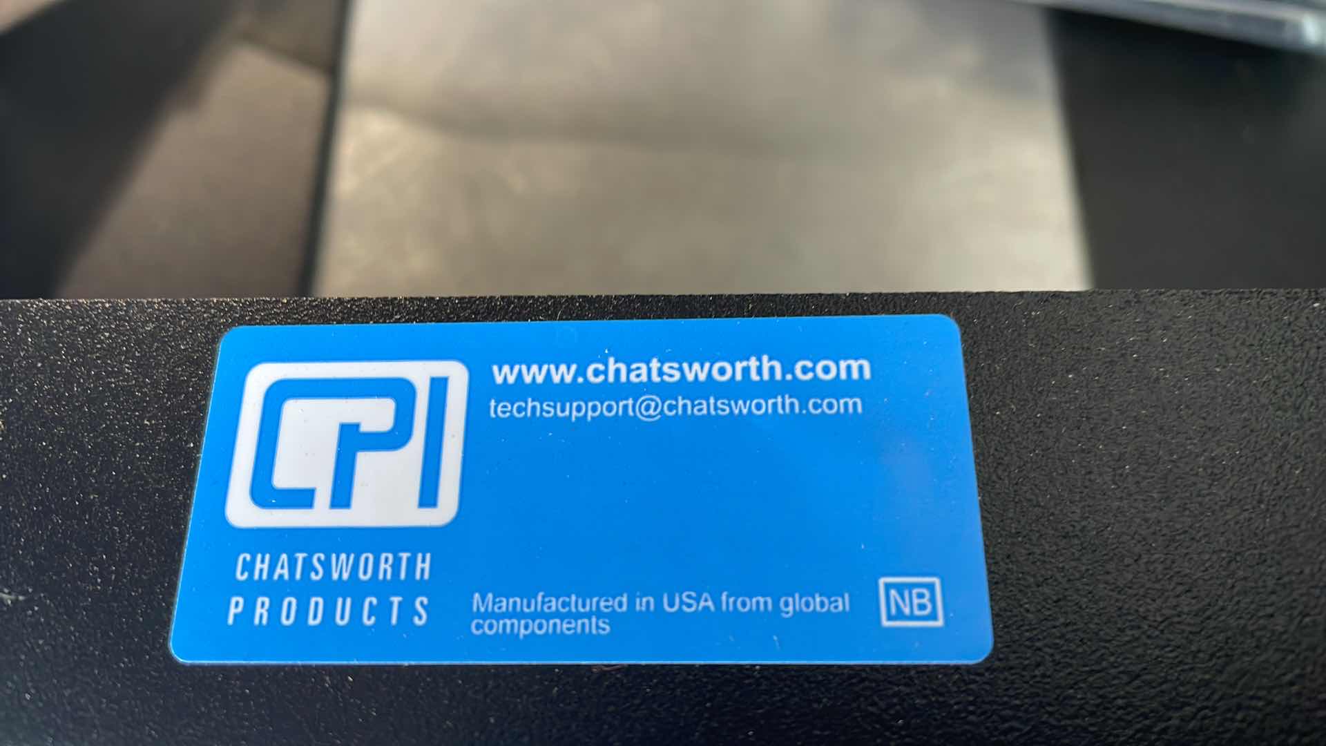 Photo 3 of CHATSWORTH PRODUCTS (CPI) | 13050-711 THINLINE II WALL-MOUNT CABINET; 26"W X 26"H X 5"D; BLACK