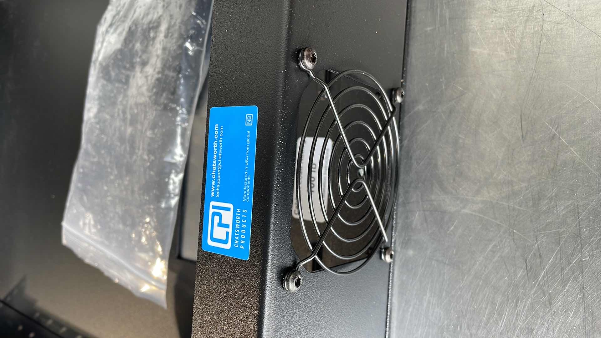 Photo 5 of CHATSWORTH PRODUCTS (CPI) | 13050-711 THINLINE II WALL-MOUNT CABINET; 26"W X 26"H X 5"D; BLACK