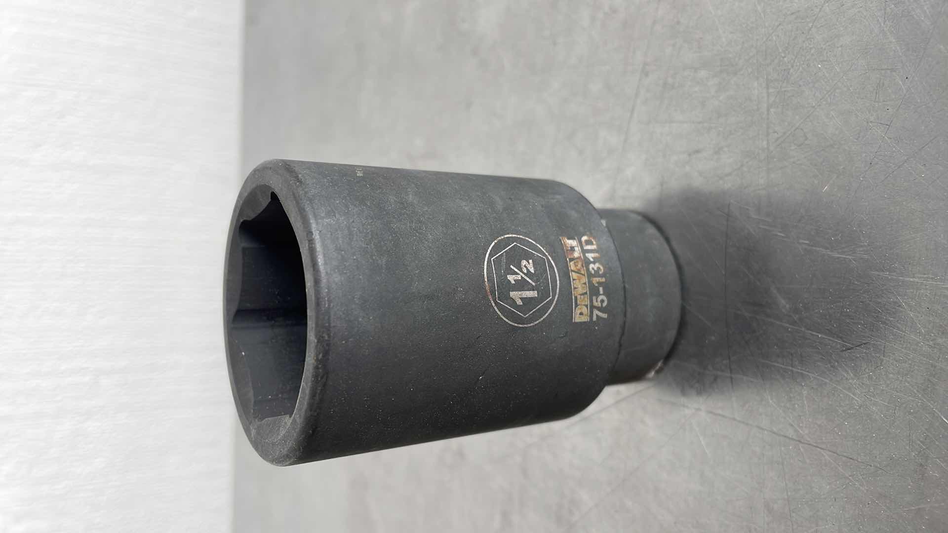 Photo 1 of DEWALT 75-131D 6 PT 1-1/2” 3/4”DRIVE IMPACT SOCKET