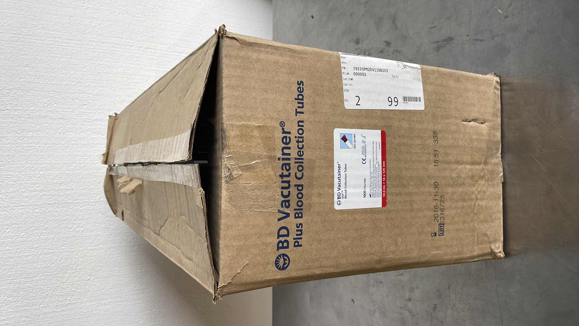 Photo 1 of BLOOD COLLECTION TUBES (1000)