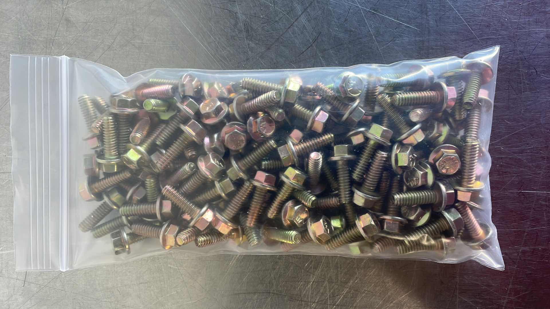 Photo 1 of 1/4”-20 x 3/4” HEX HEAD FLANGE BOLTS