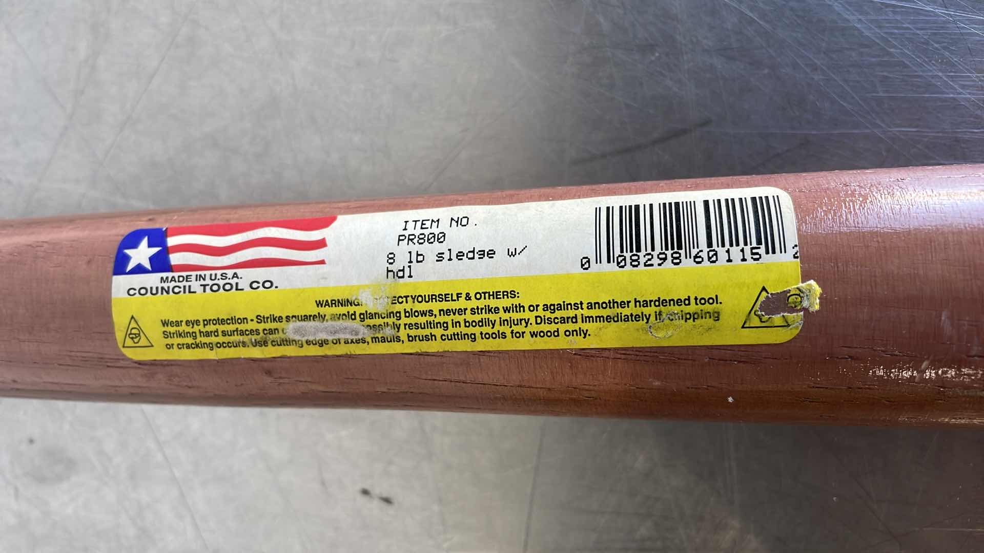 Photo 2 of 8LBS SLEDGE HAMMER COUNCILTOOL