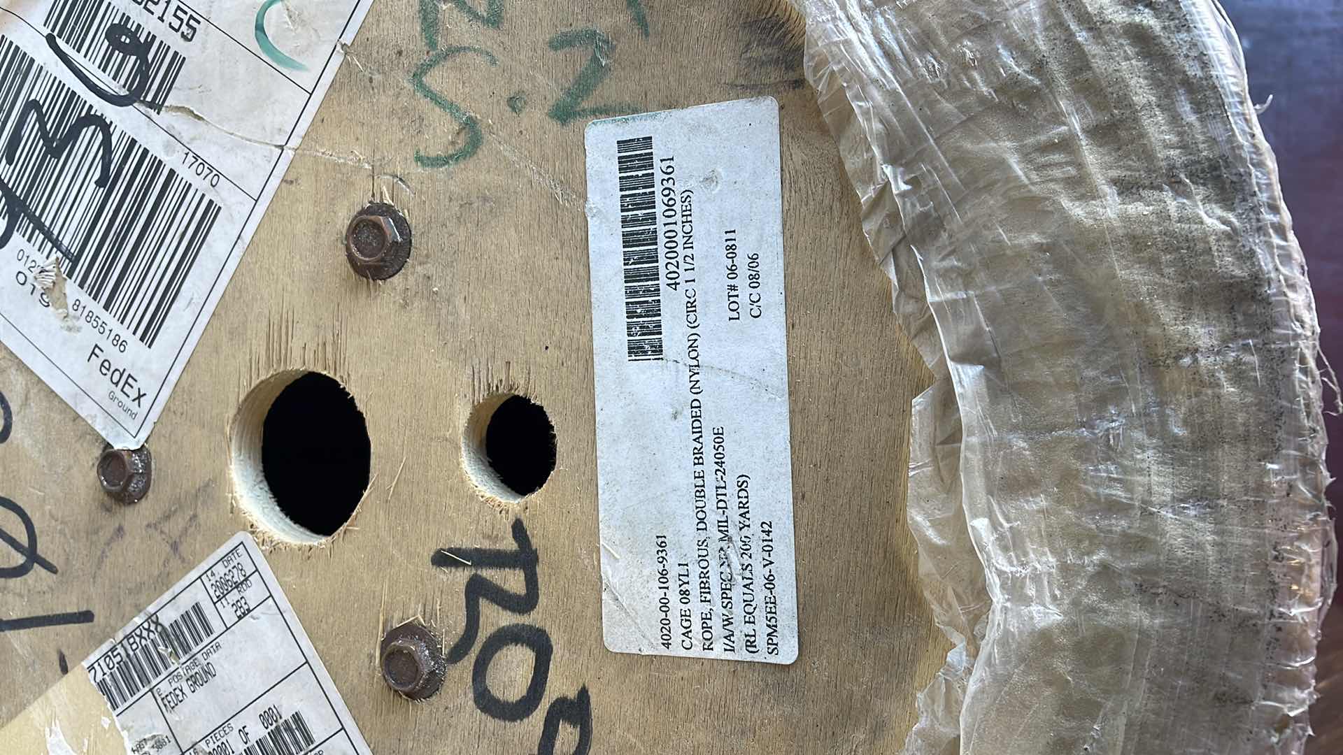 Photo 3 of DOUBLE BRAIDED NYLON ROPE SPOOL 1/2” x 200 YARDS