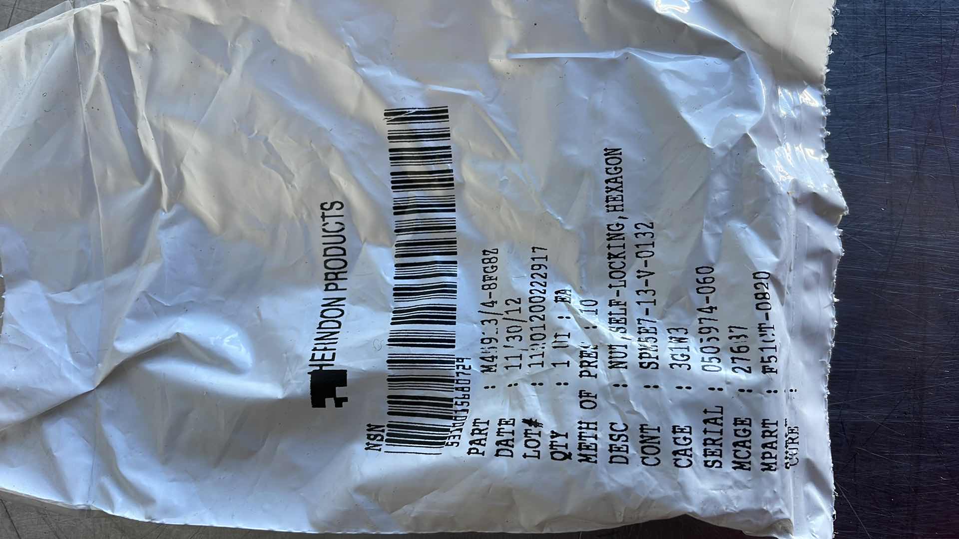 Photo 3 of 1/2”-20 ALL STEEL HEX LOCKNUTS GRADE 8 (25)