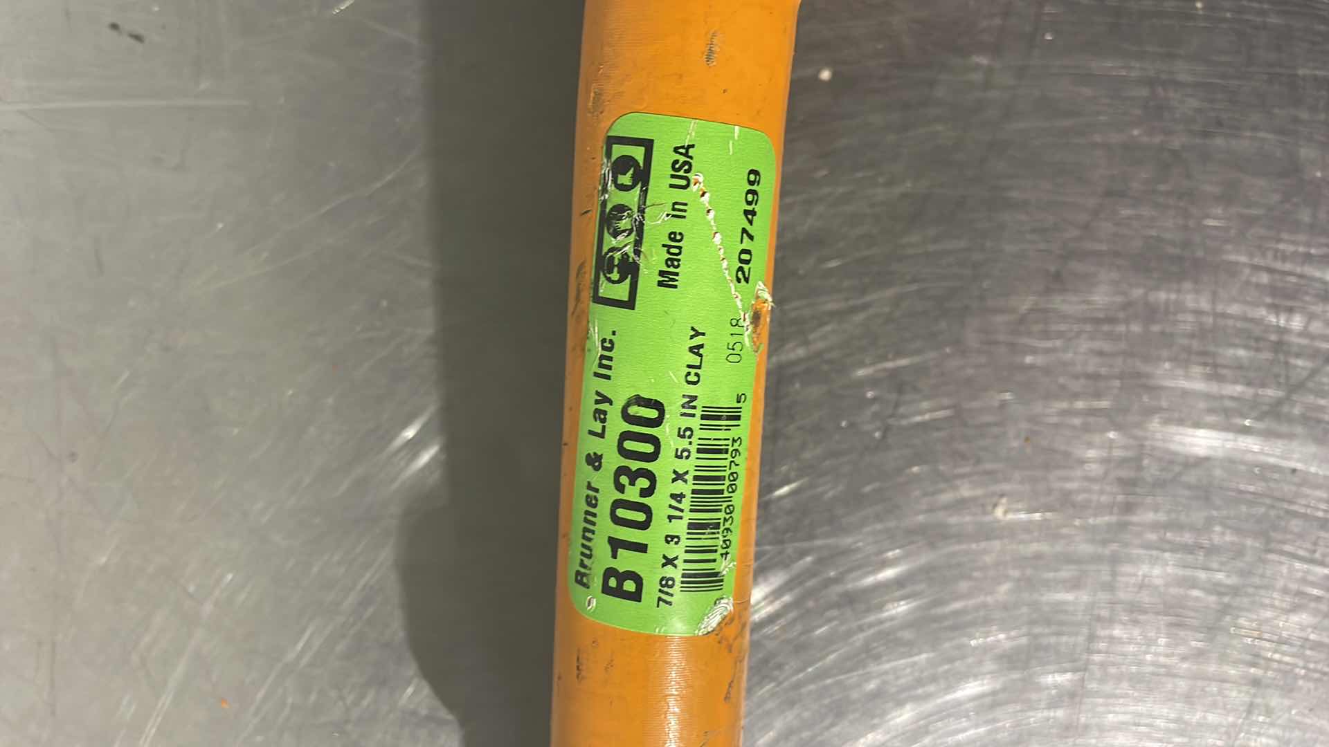 Photo 1 of BRUNNER & LAY INC B10300
7/8” X 3-1/4” X 5-1/2” IN CLAY SPADE
MADE IN USA