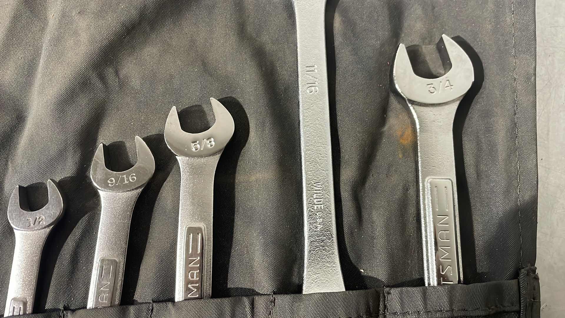 Photo 1 of CRAFTSMAN STANDARD OPEN END WRENCH SET 1 PIECE NOT CRAFTSMAN BUT USA MADE