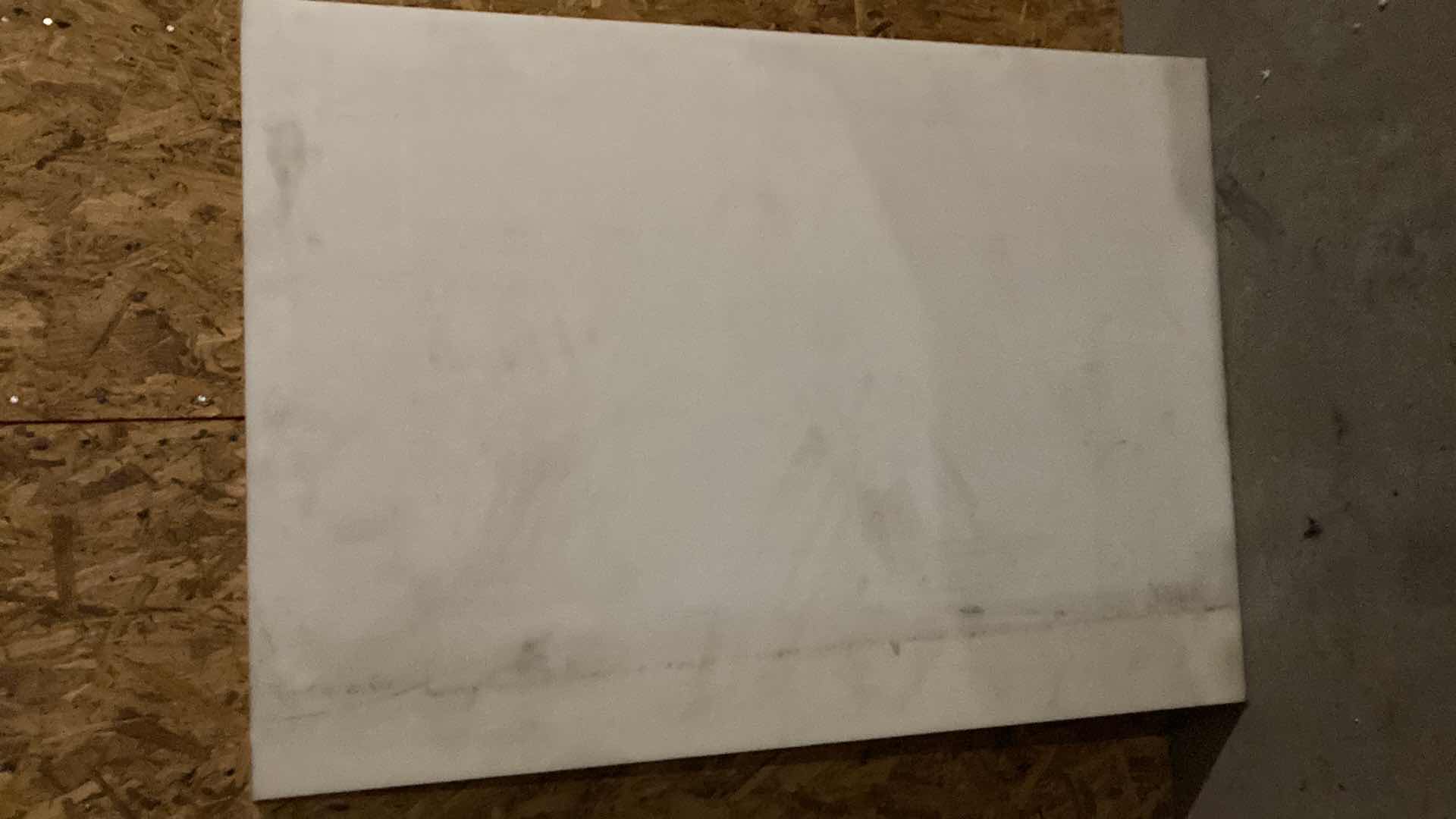 Photo 1 of HD POLYETHYLENE WHITE CUTTING BOARD 34” X 48.5” H 0.75”