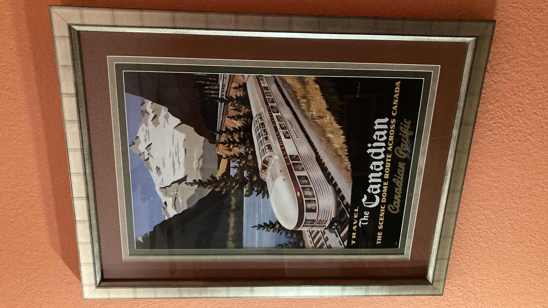Photo 1 of THE CANADIAN PACIFIC FRAMED ARTWORK BY R.COUILLARD 26” X 34.5”