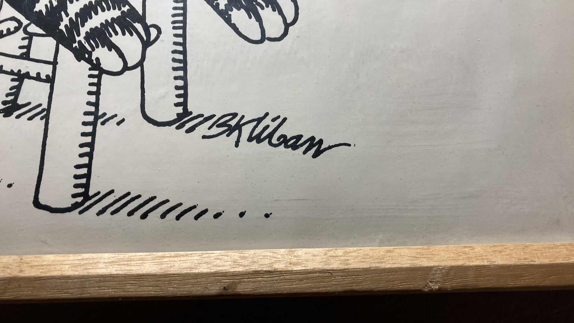 Photo 1 of LOVE TO EAT THEM MOUSIES FRAMED ARTWORK 19” X 25”