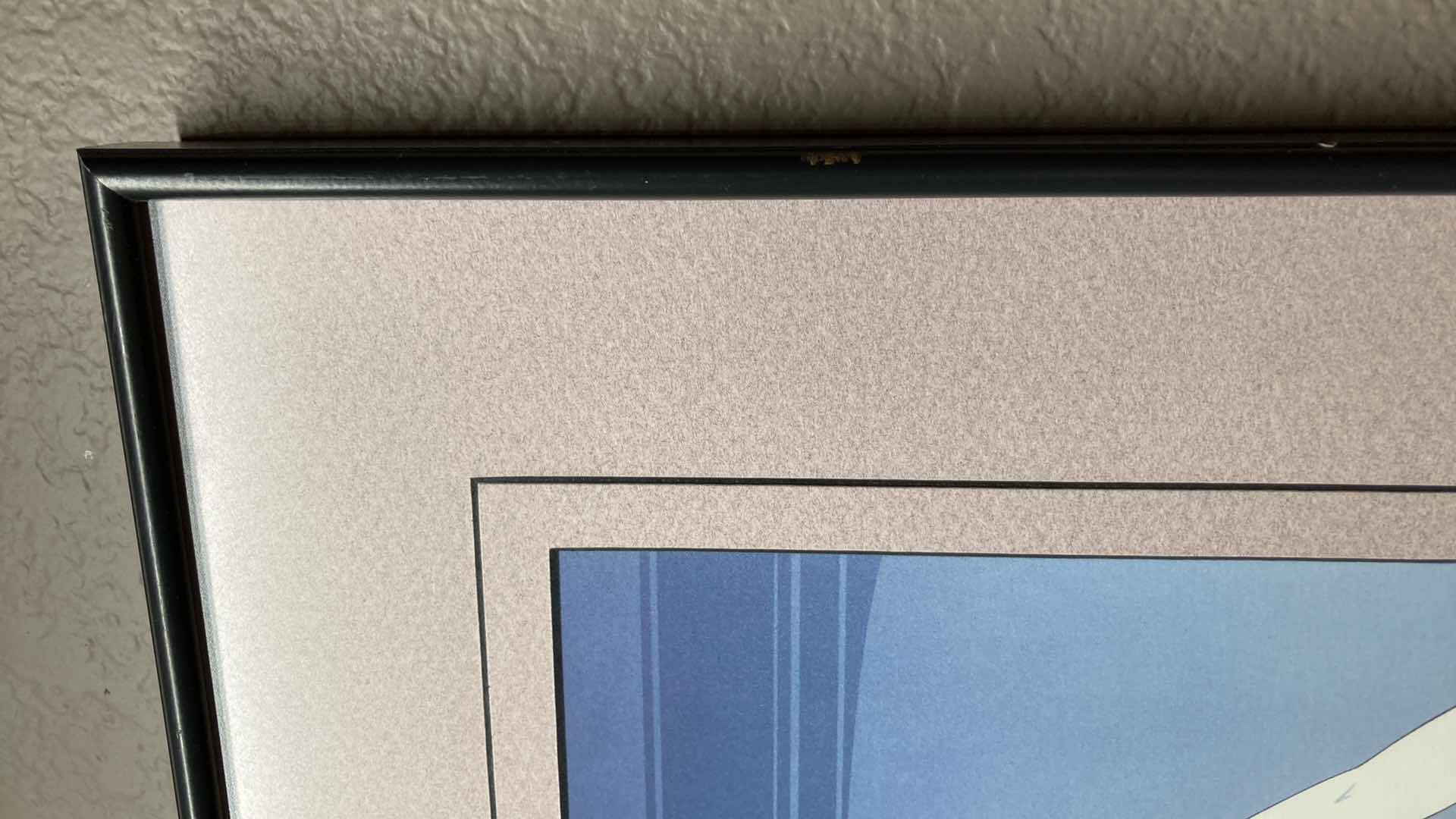 Photo 1 of 80s STYLE FRAMED ARTWORK 15.25” X 18.5”