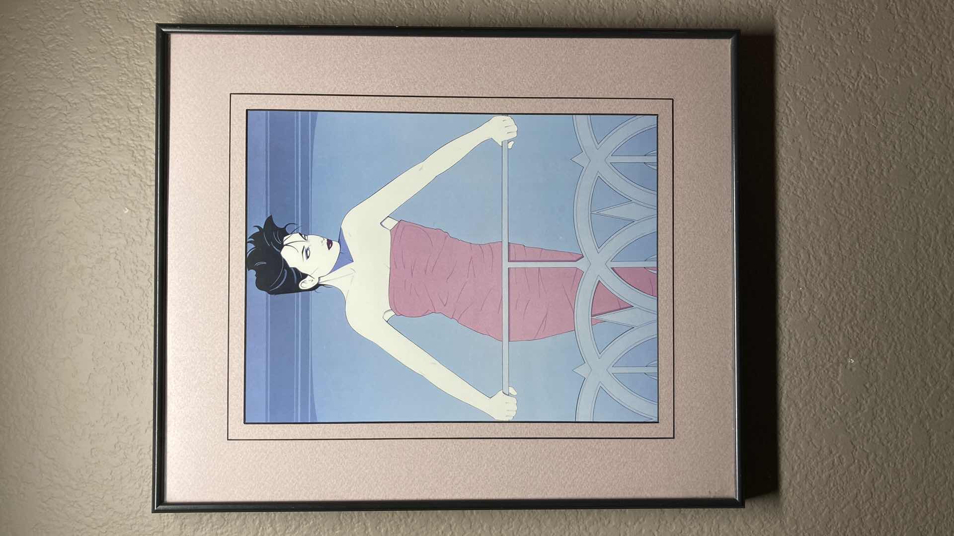 Photo 1 of 80s STYLE FRAMED ARTWORK 15.25” X 18.5”
