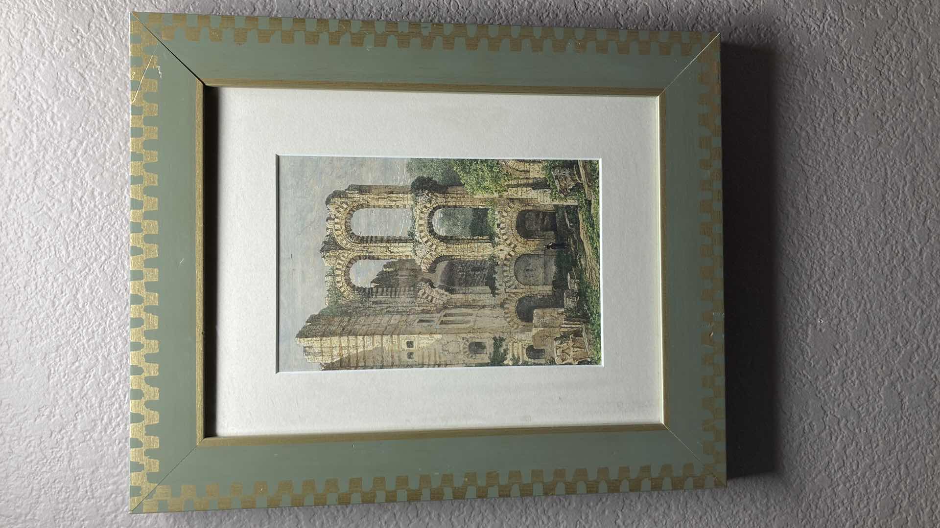 Photo 1 of ANCIENT ROME BATH FRAMED REPRINT ARTWORK 13.5” X 16.75”