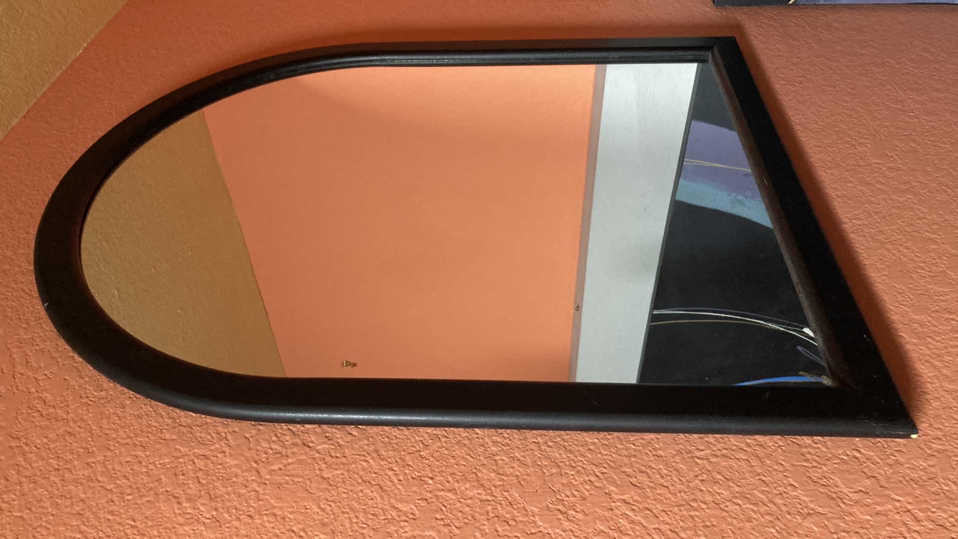 Photo 1 of BLACK FRAMED MIRROR 23” X 31”