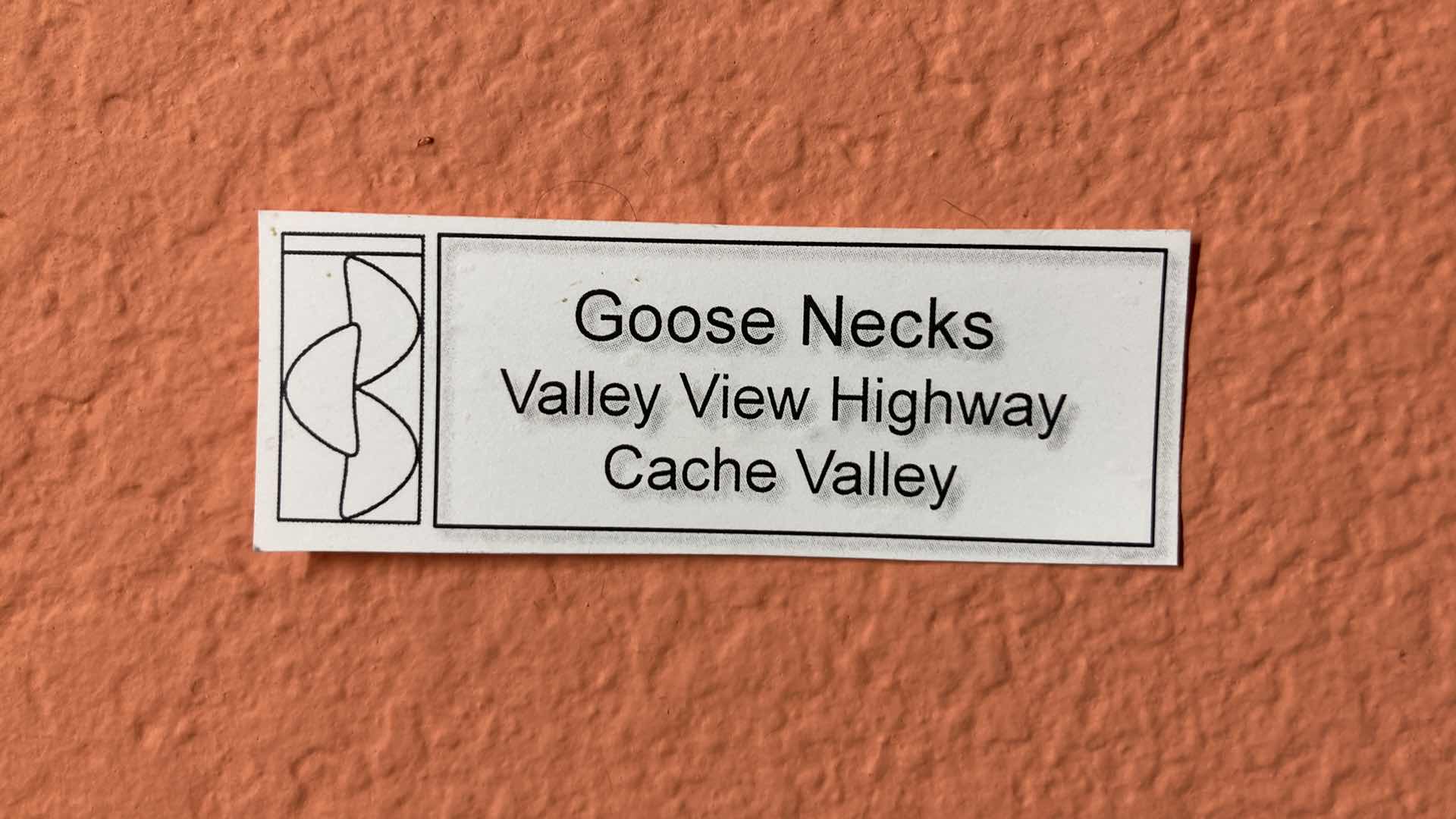 Photo 1 of GOOSE NECKS VALLEY VIEW HIGHWAY CACHE VALLEY FRAMED ARTWORK BY THOMAS C BUNN 27.5” X 23.5”