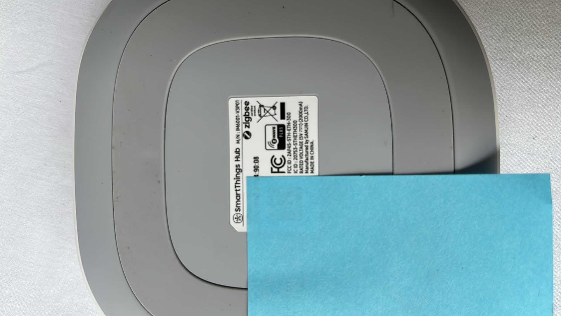 Photo 1 of SAMSUNG SMART THINGS V3 HUB 3RD GENERATION, WHITE (IM6001-VP301)