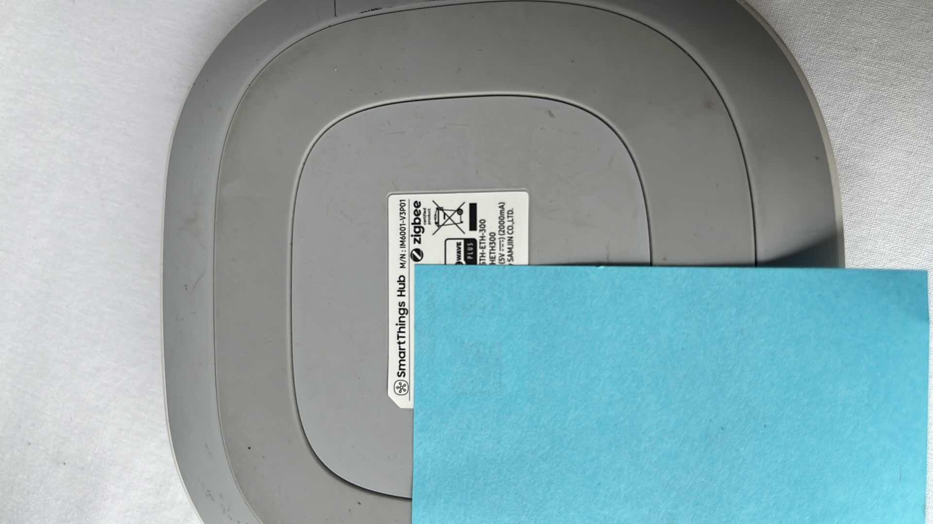 Photo 1 of SAMSUNG SMART THINGS V3 HUB 3RD GENERATION, WHITE (IM6001-VP301)