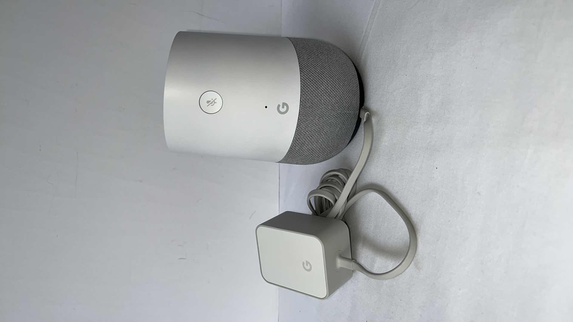 Photo 1 of ORIGINAL GOOGLE HOME SMART SPEAKER, FABRIC BASE W GOOGLE ASSISTANT (MODEL: HOME)