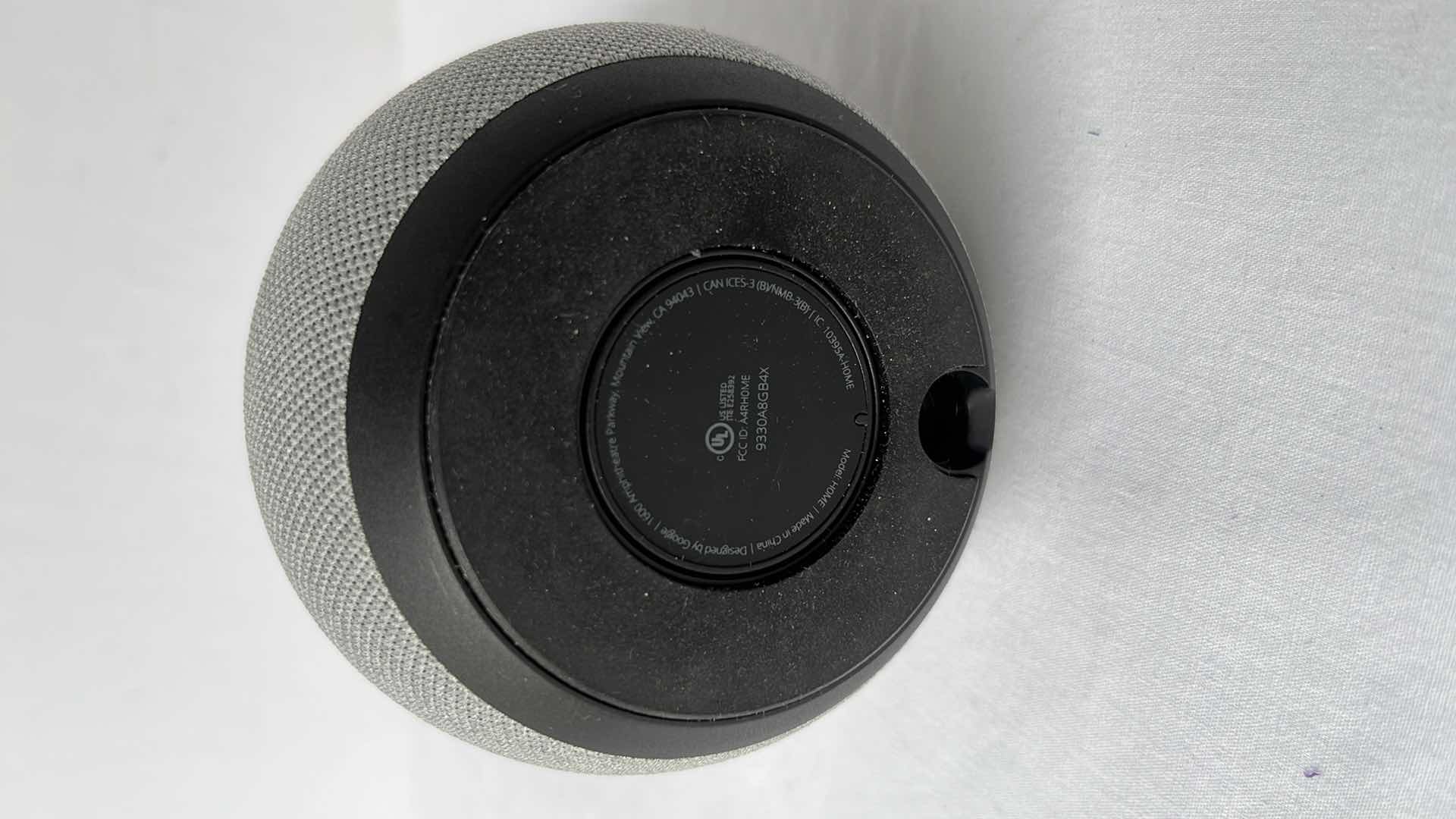 Photo 4 of ORIGINAL GOOGLE HOME SMART SPEAKER, FABRIC BASE W GOOGLE ASSISTANT (MODEL: HOME)