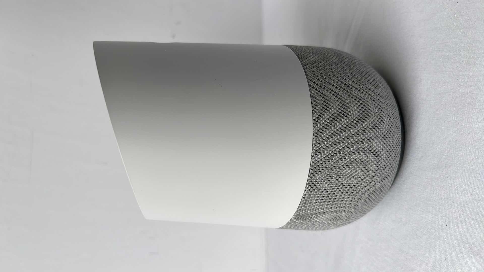 Photo 1 of ORIGINAL GOOGLE HOME SMART SPEAKER, FABRIC BASE W GOOGLE ASSISTANT (MODEL: HOME)
