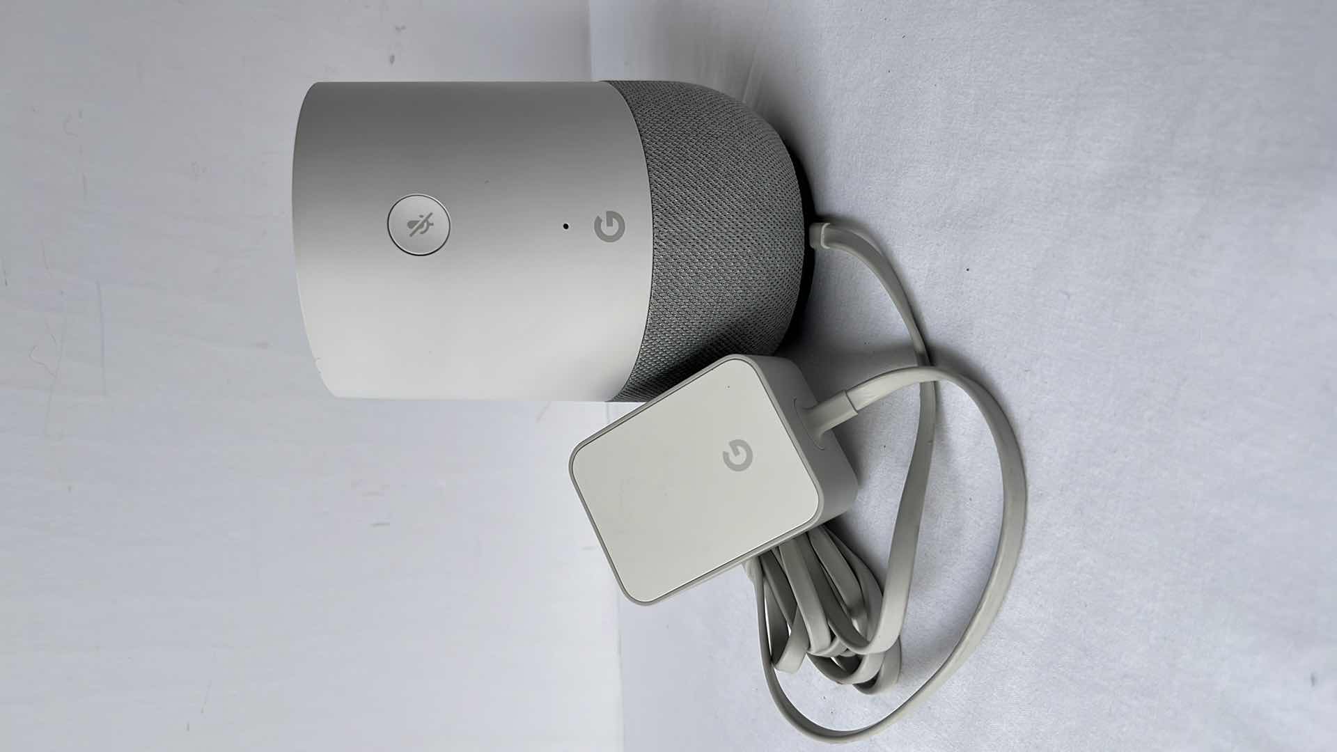 Photo 1 of ORIGINAL GOOGLE HOME SMART SPEAKER, FABRIC BASE W GOOGLE ASSISTANT (MODEL: HOME)