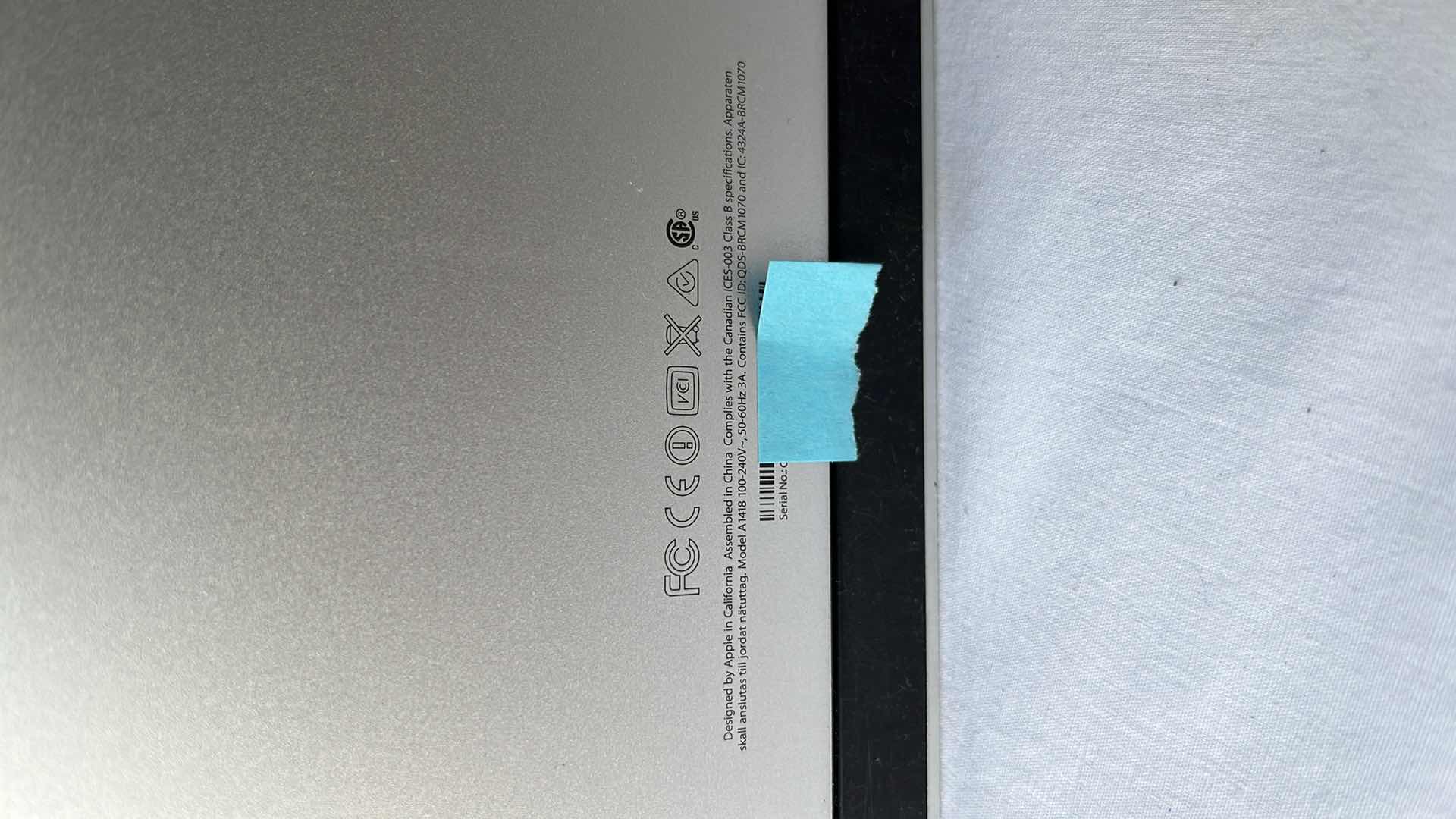 Photo 1 of APPLE iMAC 21.5” I5 2.3 M17 1TB HDD (MODEL A1418)