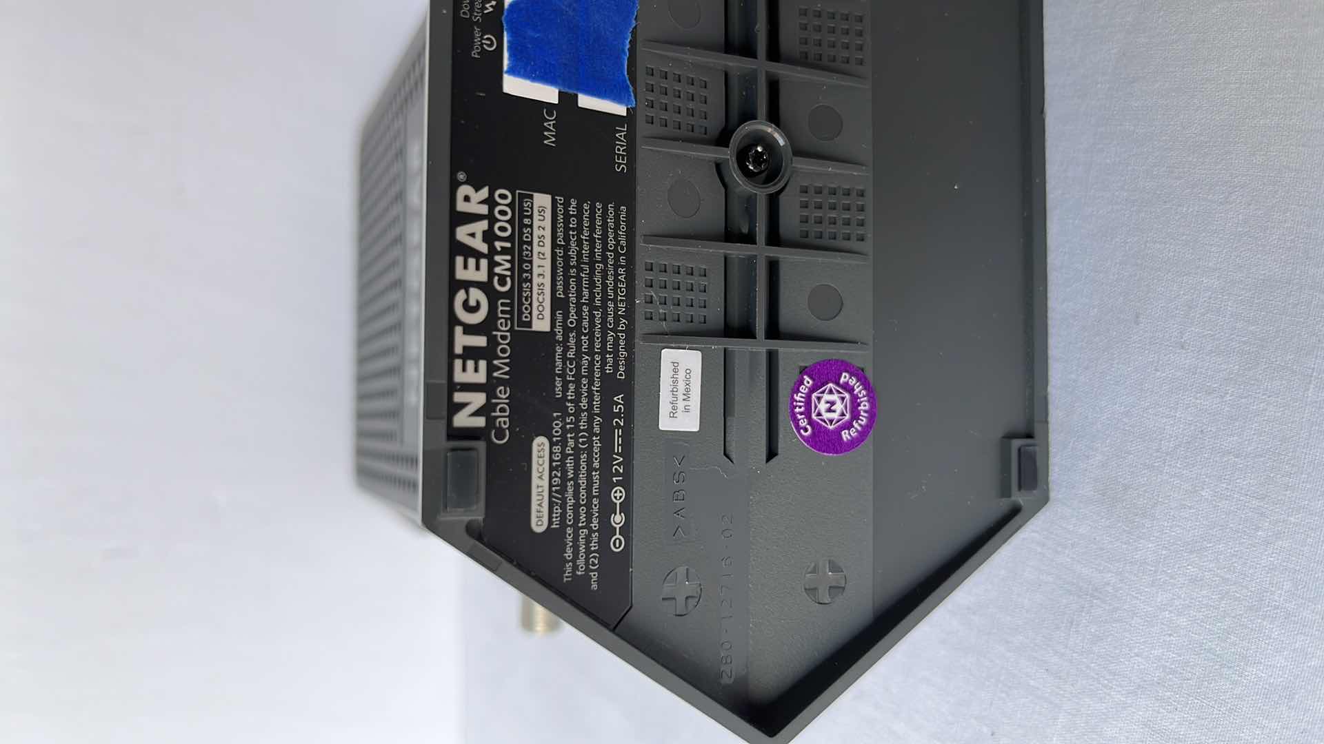 Photo 1 of NETGEAR CABLE MODEM (MODEL CM1000)