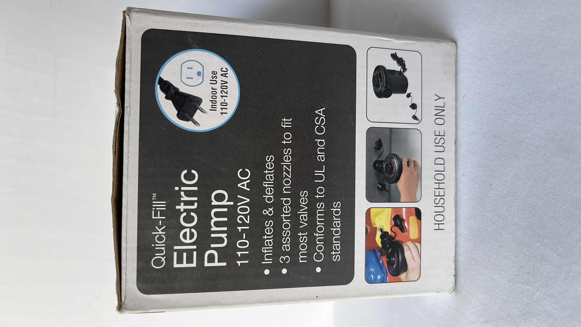 Photo 1 of INTEX QUICK-FILL ELECTRIC PUMP 110-120V AC (MODEL 66619E)