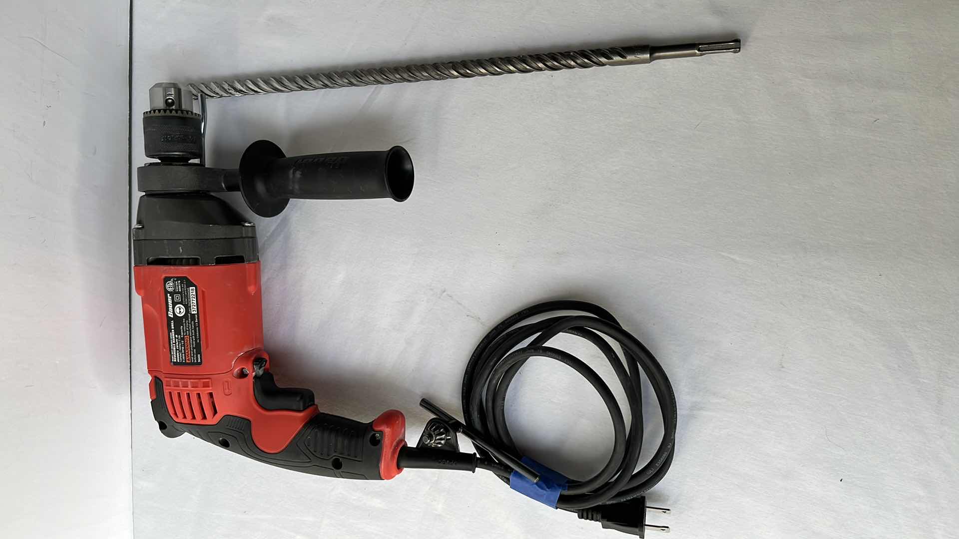 Photo 1 of BAUER 1/2” REVERSIBLE HAMMER DRILL 7.5 AMP 2,800 RPM (MODEL 1992E-B)