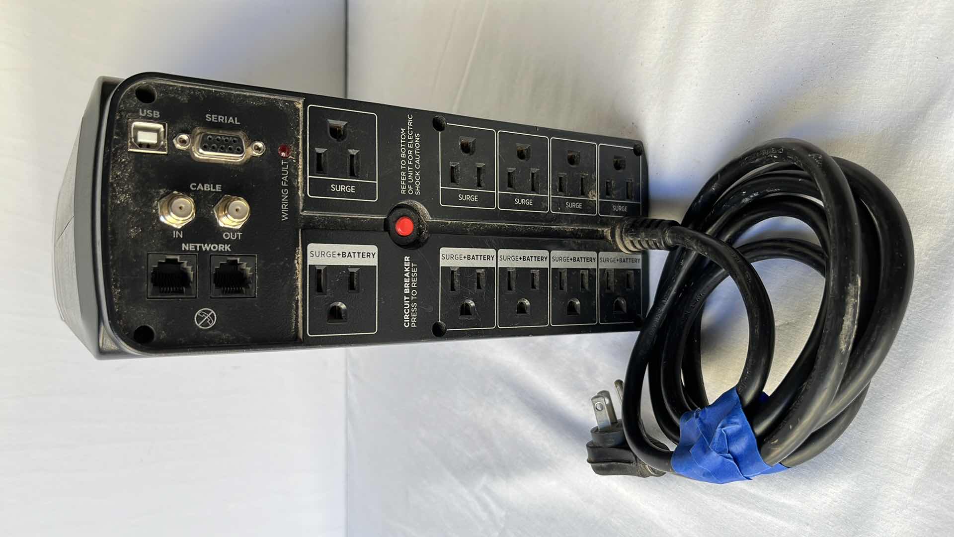 Photo 1 of CYBERPOWER BATTERY BACKUP/SURGE PROTECTION 1350VA/810W AVR, LCD & USB 2.0 UPS SYSTEM (CST135XLU)