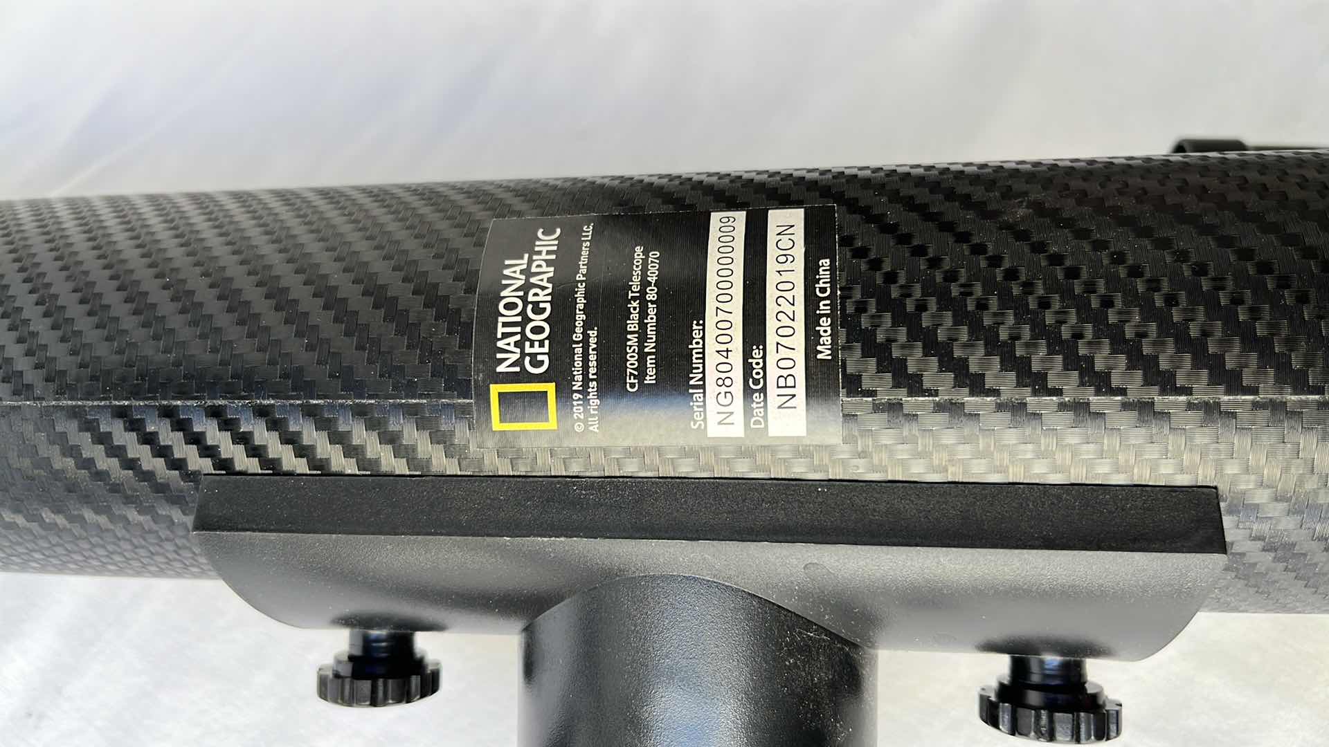 Photo 1 of NATIONAL GEOGRAPHIC BLACK CARBON FIBER TELESCOPE (MODEL CF700SM)