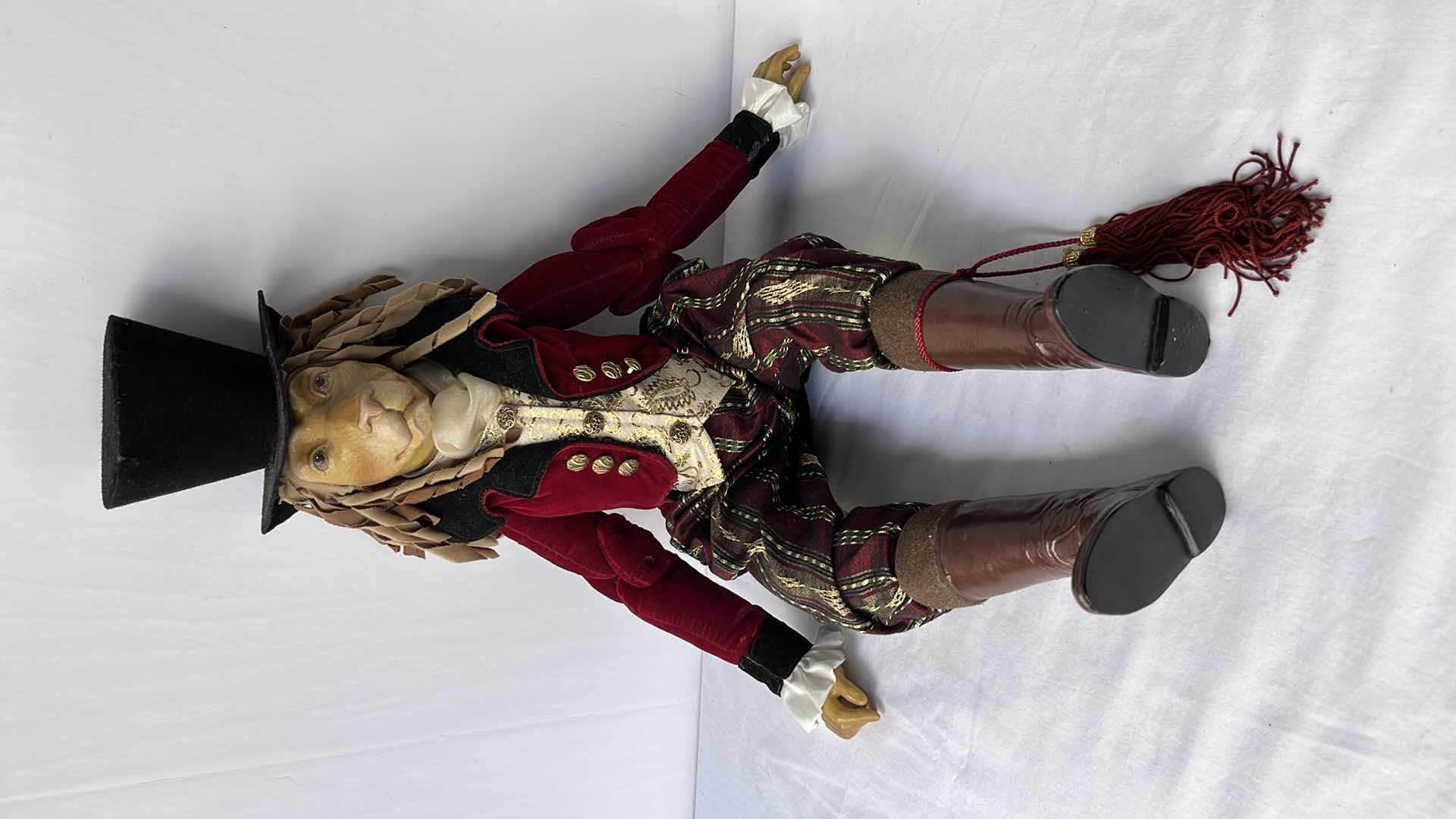 Photo 1 of KATHERINE’S COLLECTION RENAISSANCE CIRCUS RINGMASTER LION BY WAYNE KLESKI, 30”H